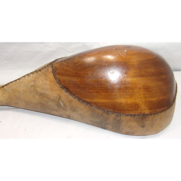 Moroccan Guenbri Wood w/ Animal Skin Gut Strings & Stitched Instrument 28" - Picture 8 of 10